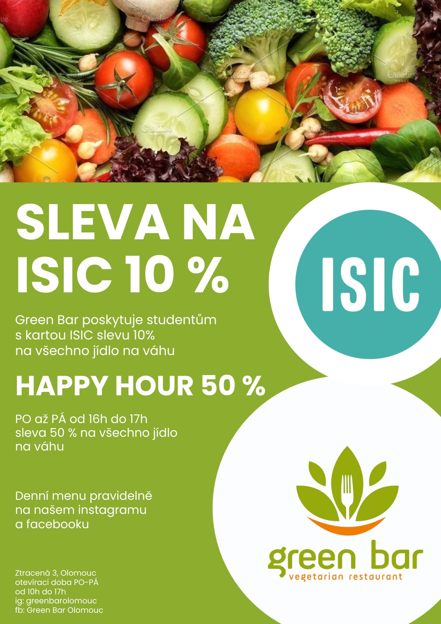 ISIC sleva 10%